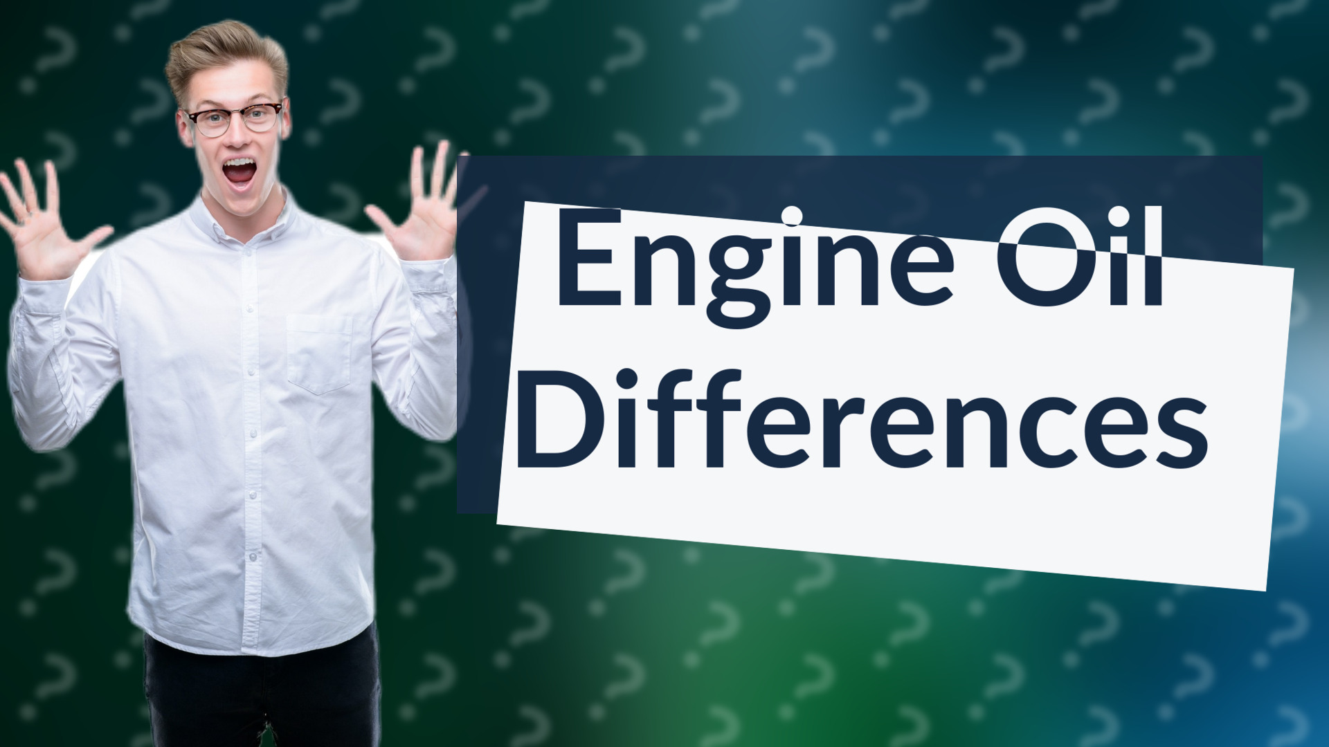 Engine Oil Differences