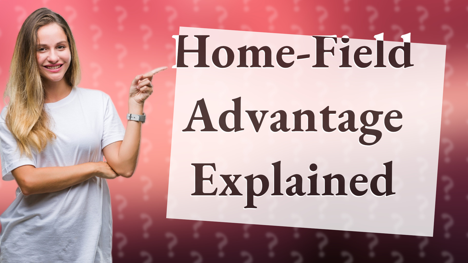 Home-Field Advantage Explained
