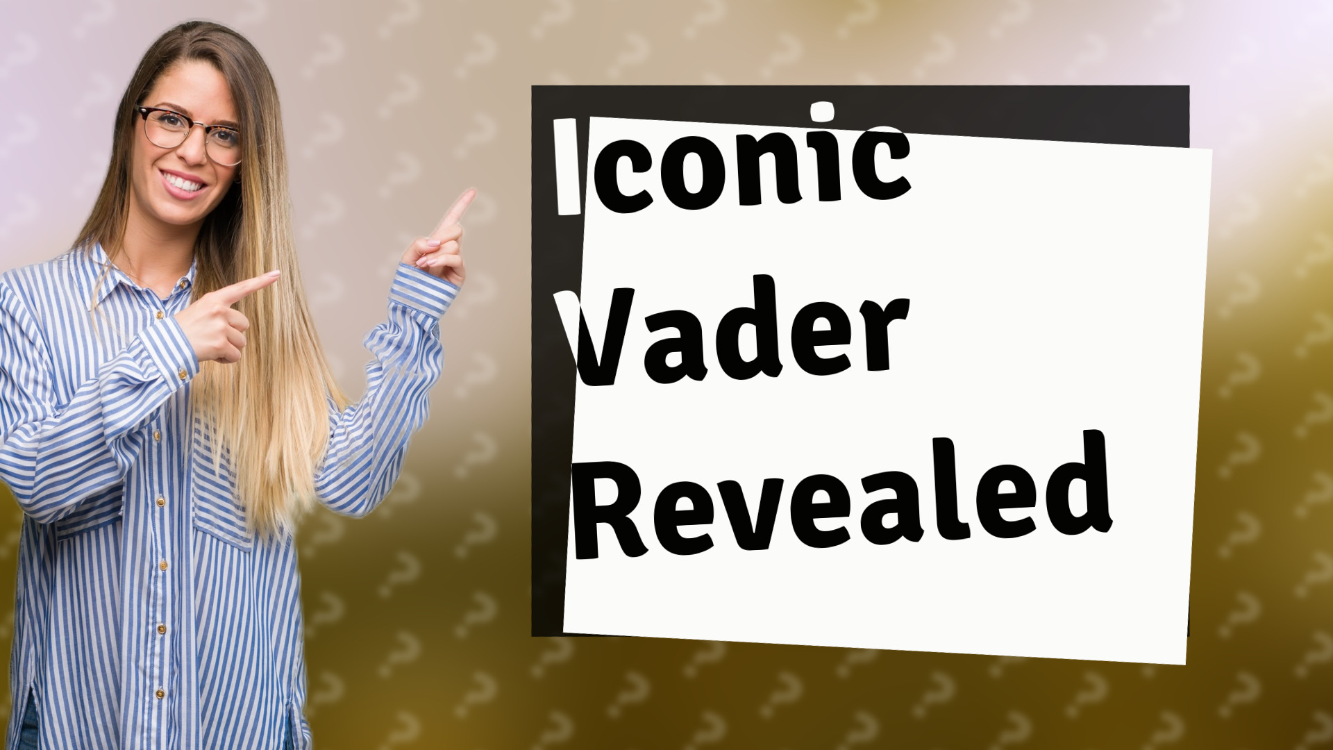 Iconic Vader Revealed