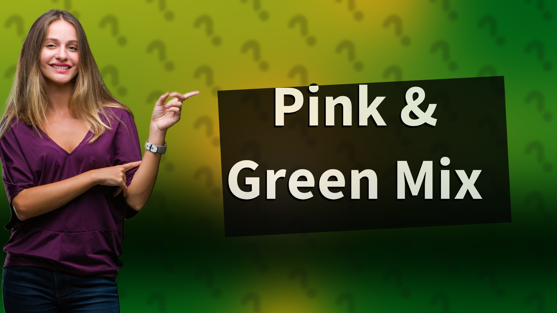 Pink & Green Mix
