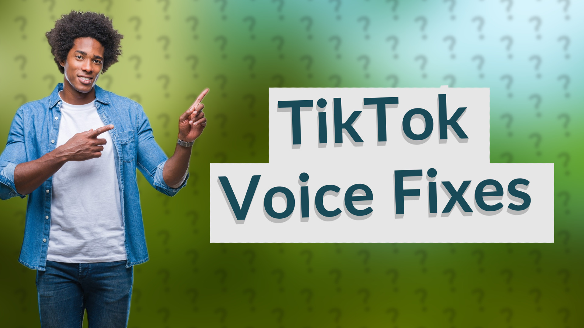 TikTok Voice Fixes