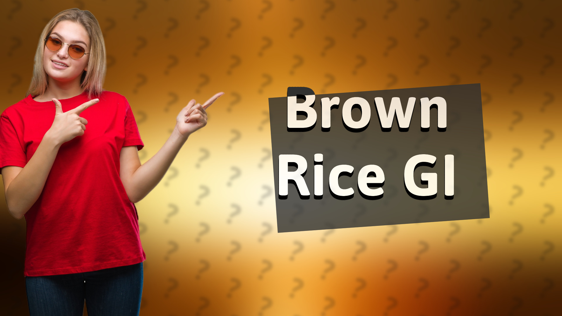 Brown Rice GI