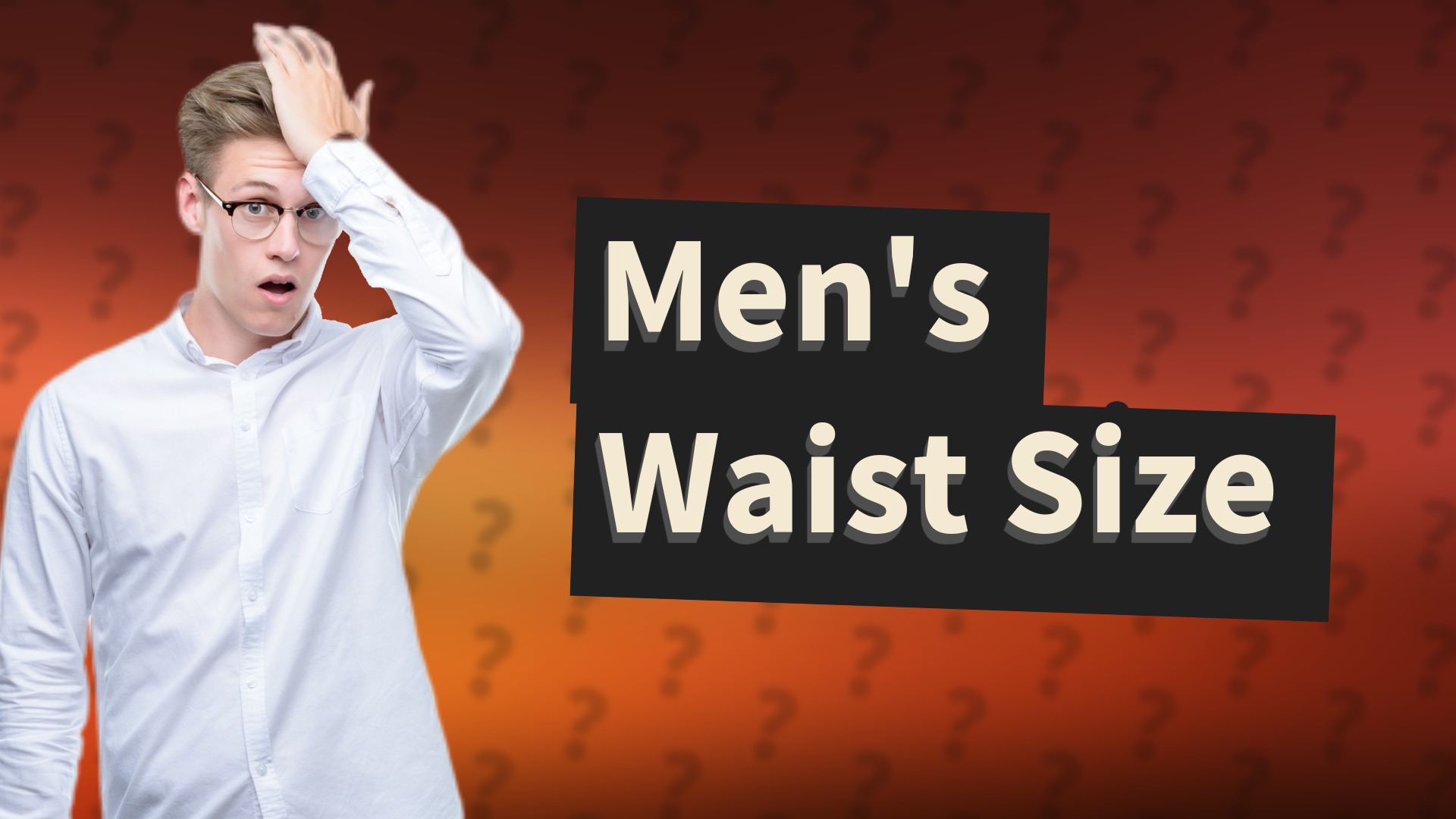 Men's Waist Size