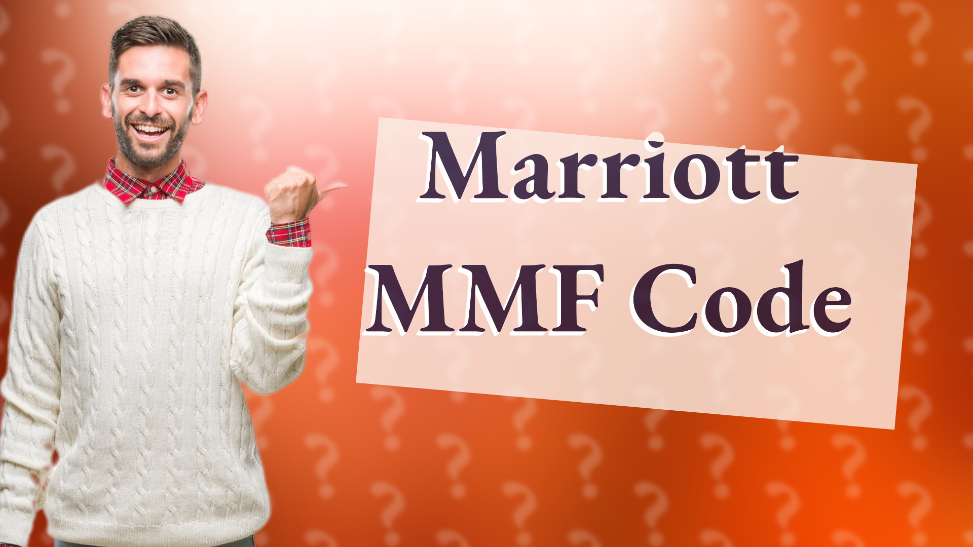 Marriott MMF Code