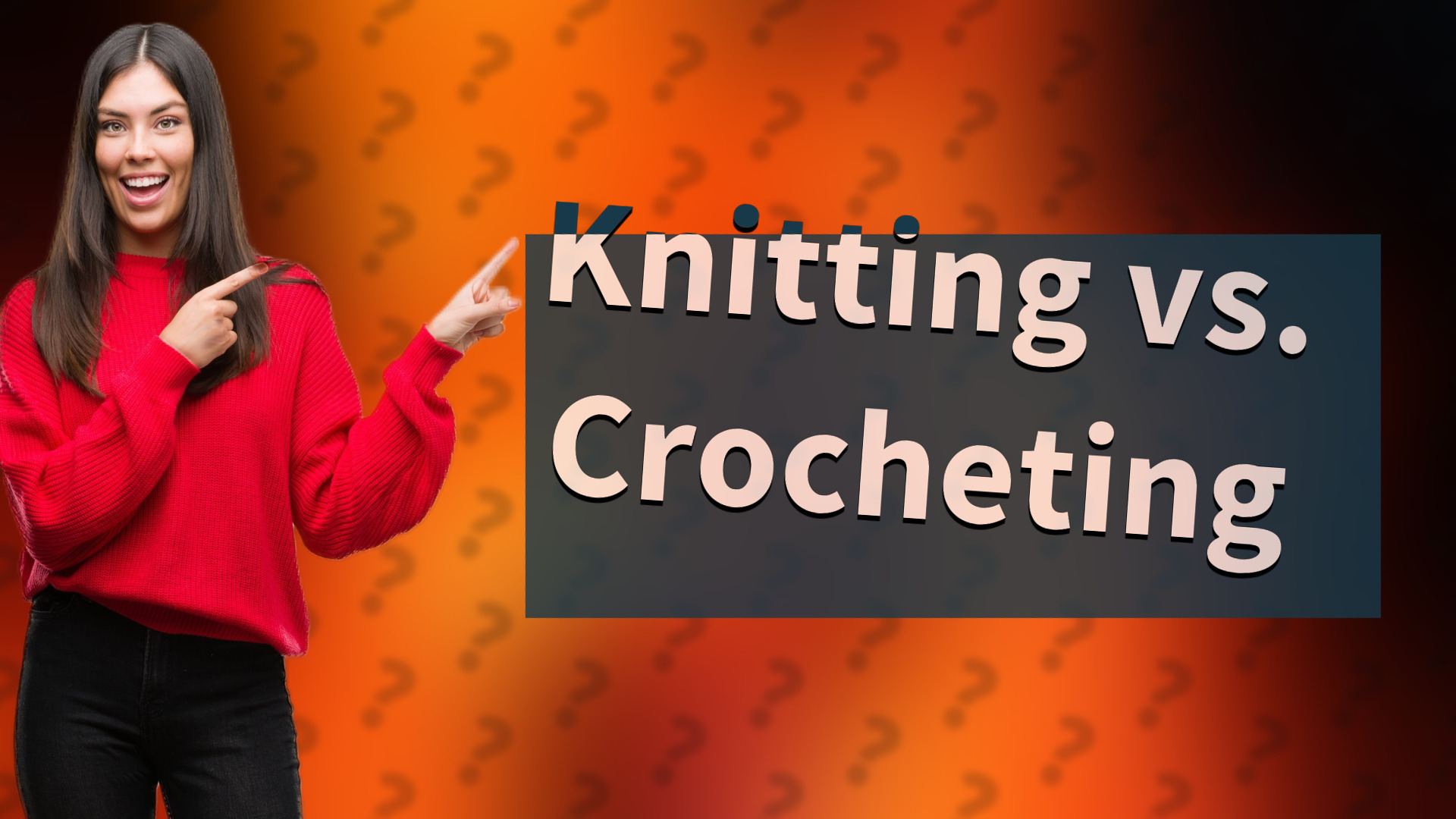 Knitting vs. Crocheting