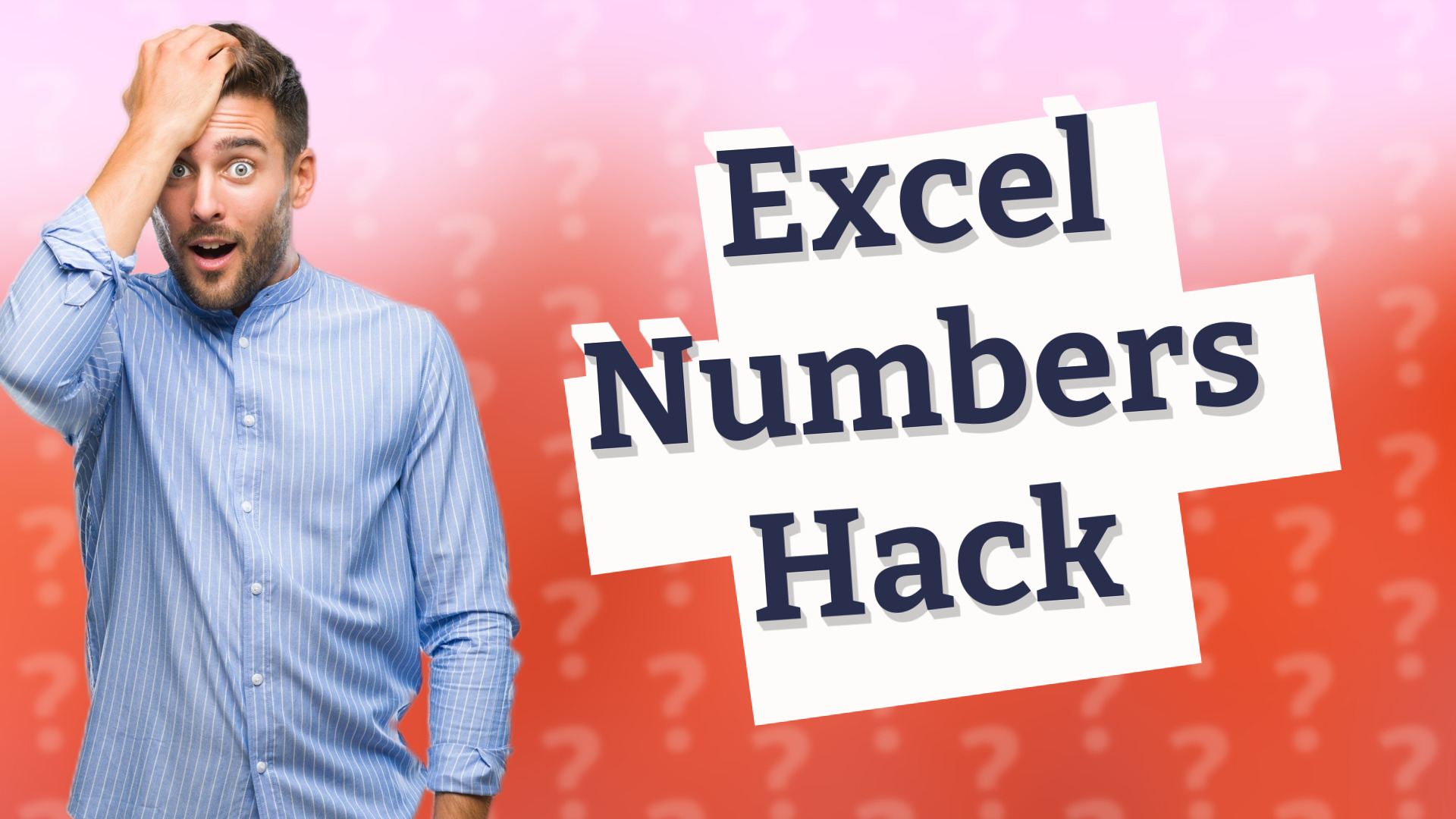 Excel Numbers Hack