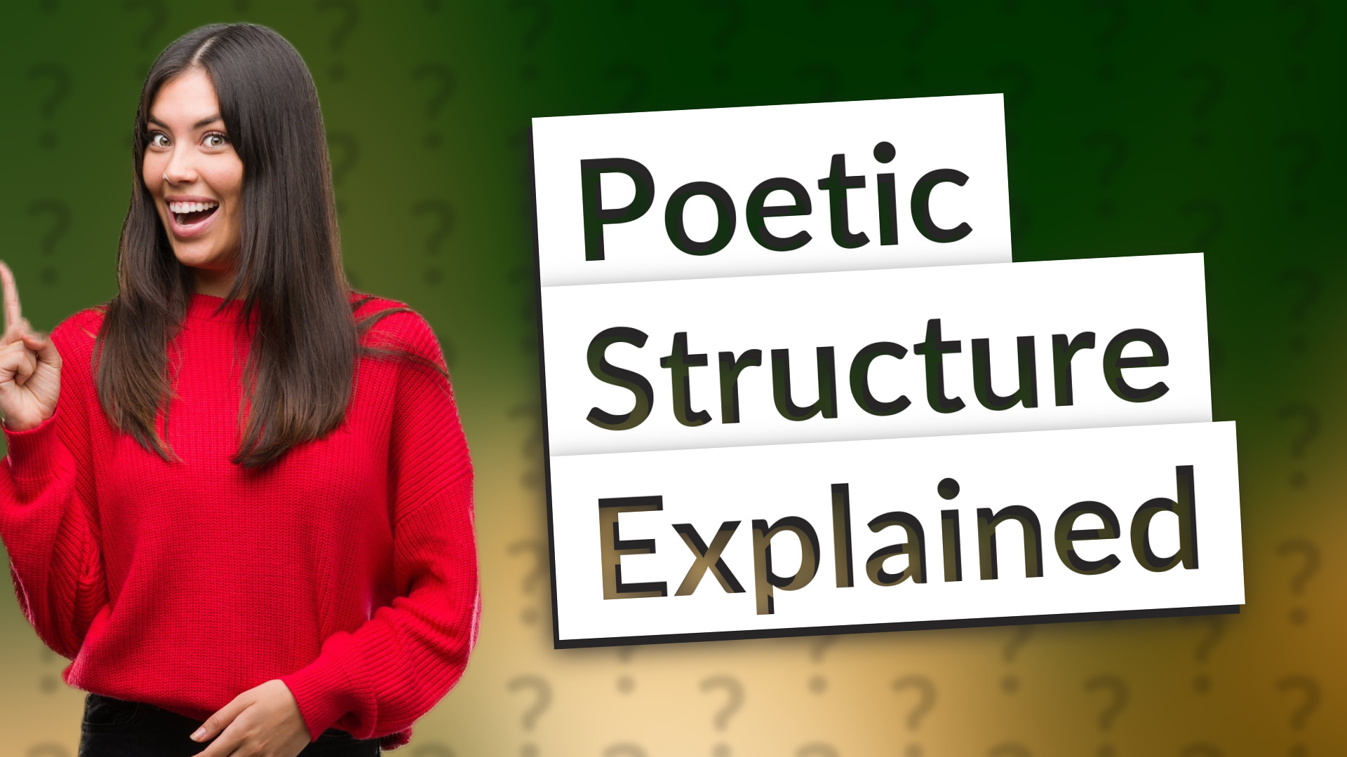 Poetic Structure Explained