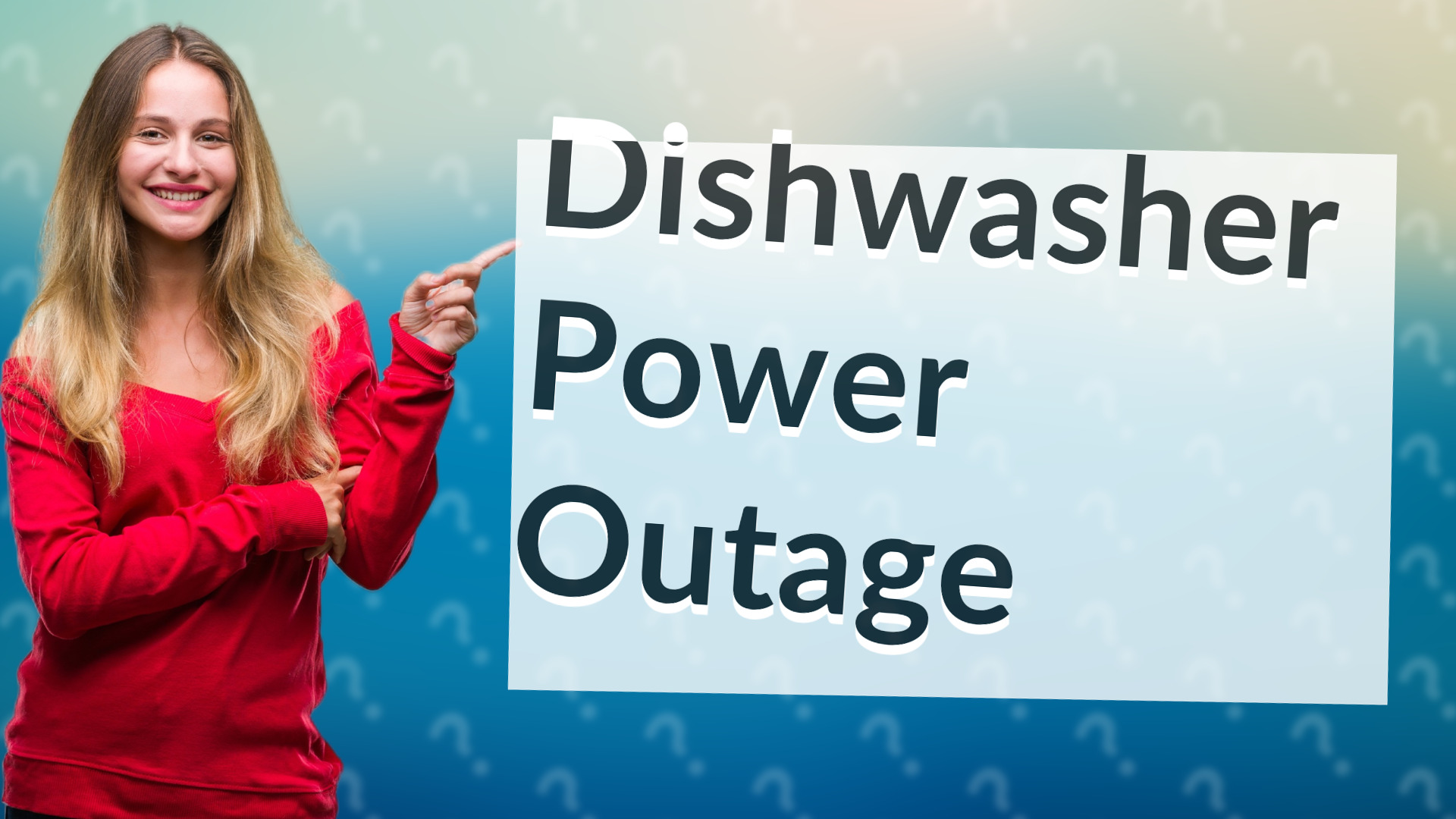 Dishwasher Power Outage