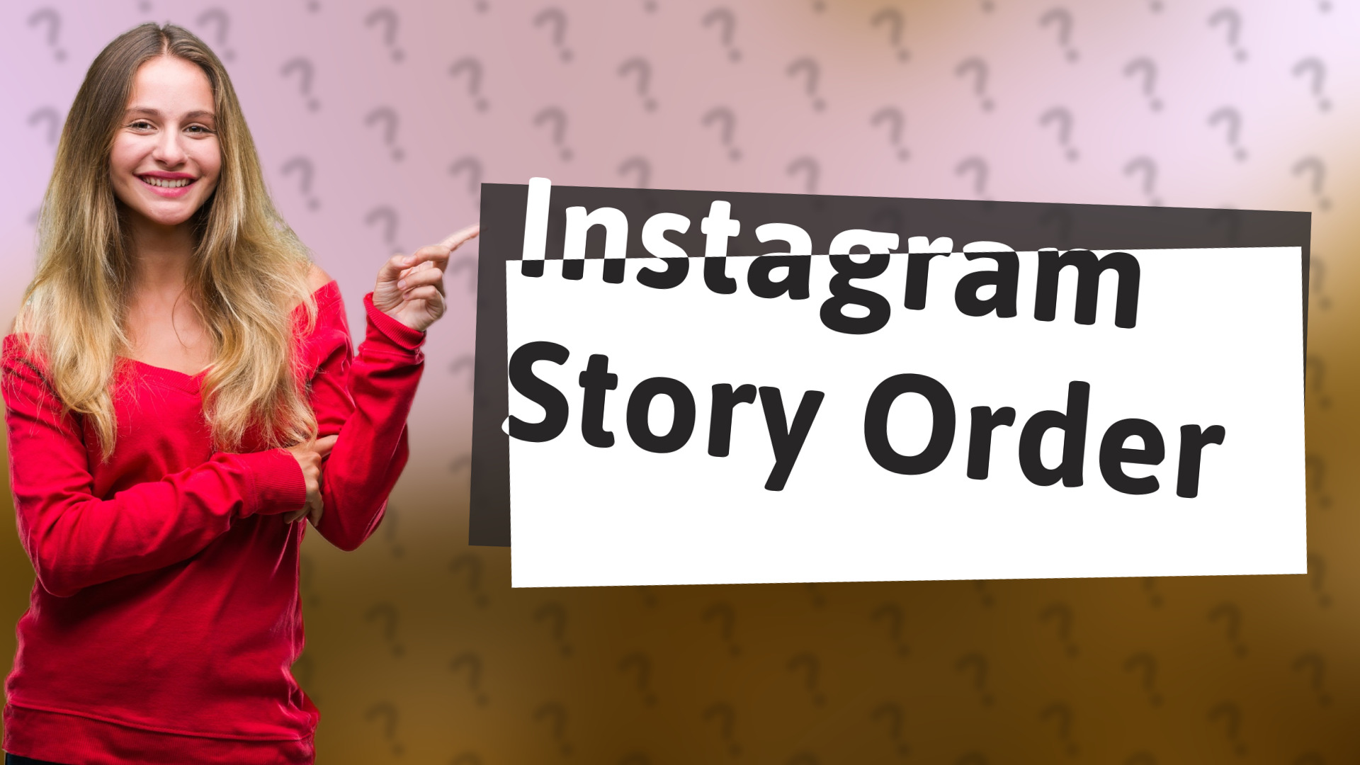 Instagram Story Order