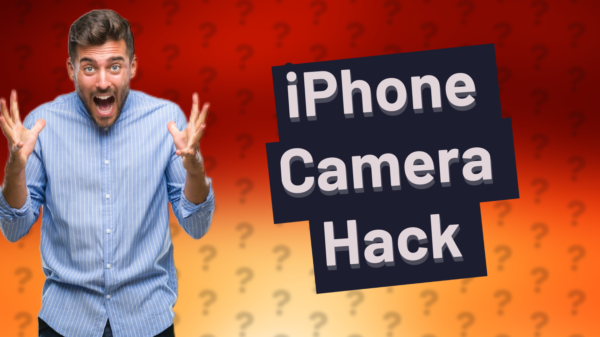 iPhone Camera Hack