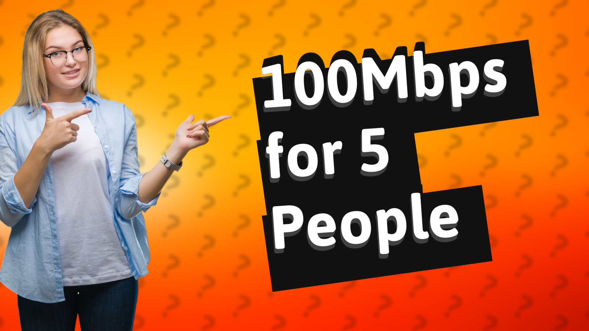 100Mbps for 5 People