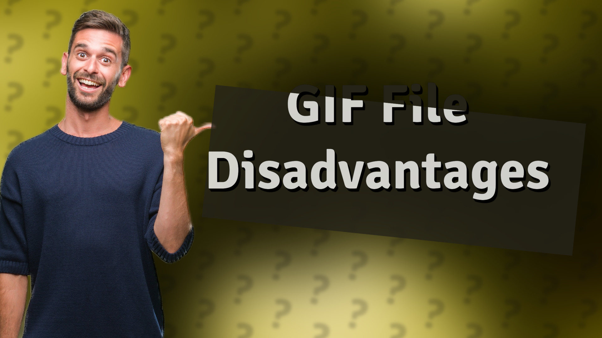 GIF File Disadvantages
