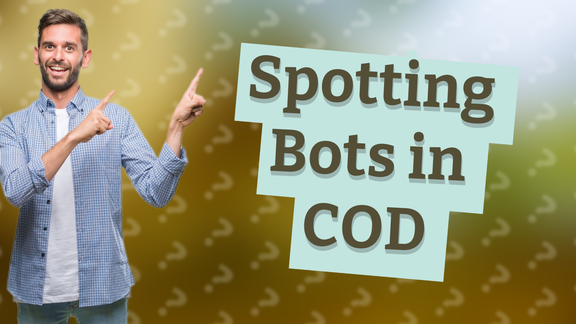 Spotting Bots in COD