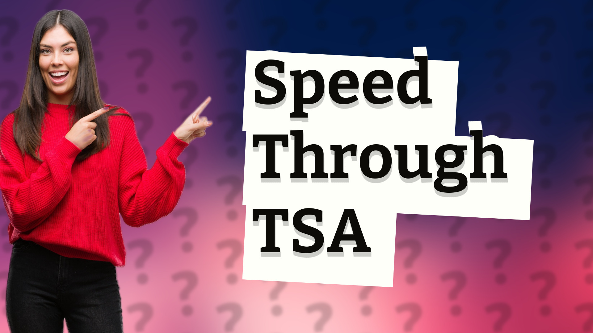 Speed Through TSA