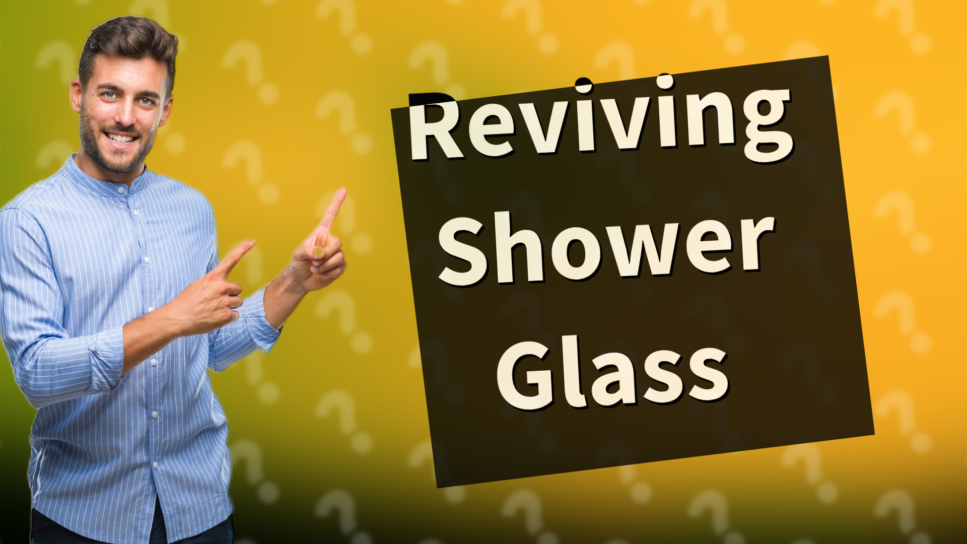 Reviving Shower Glass