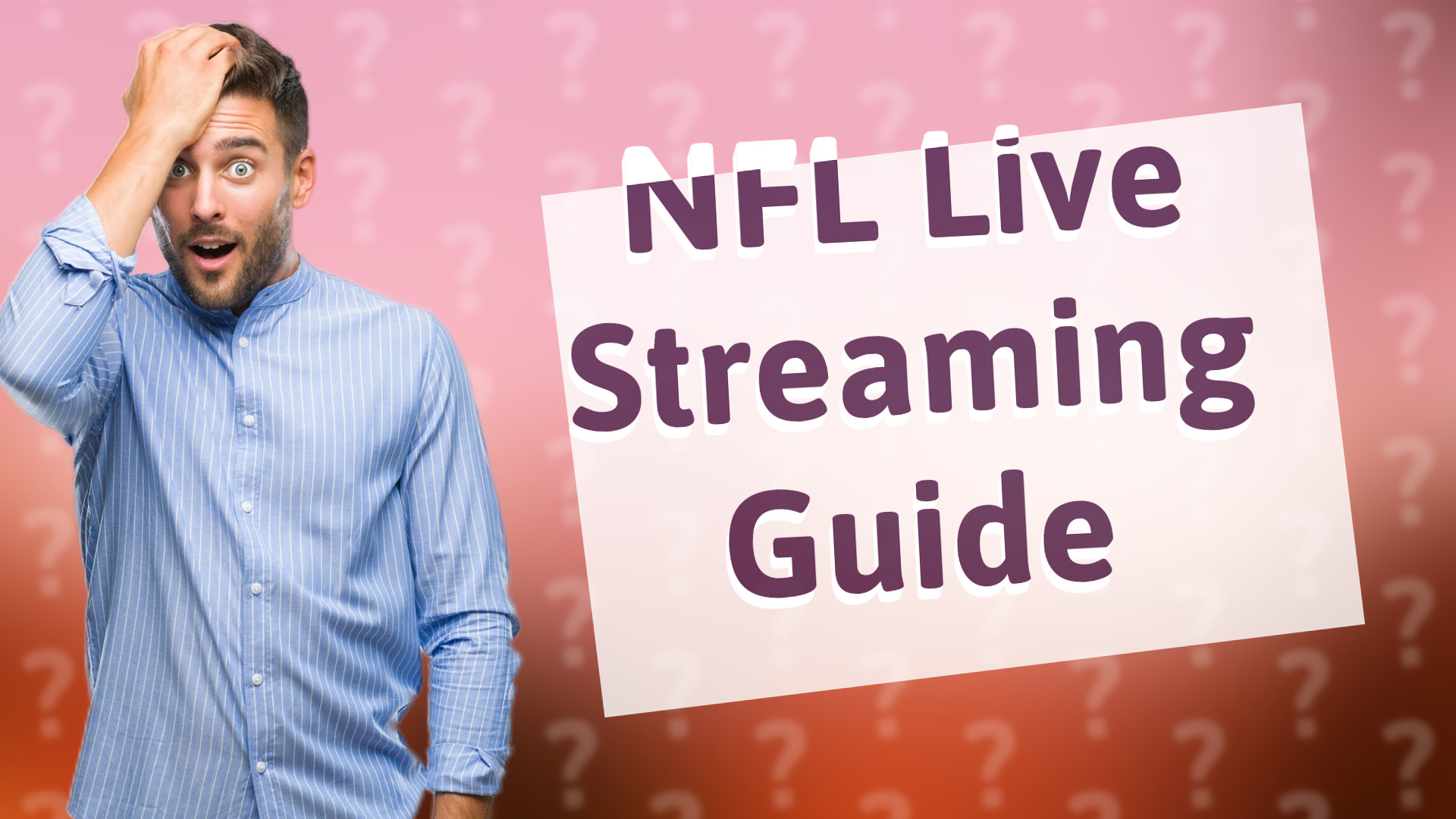 NFL Live Streaming Guide