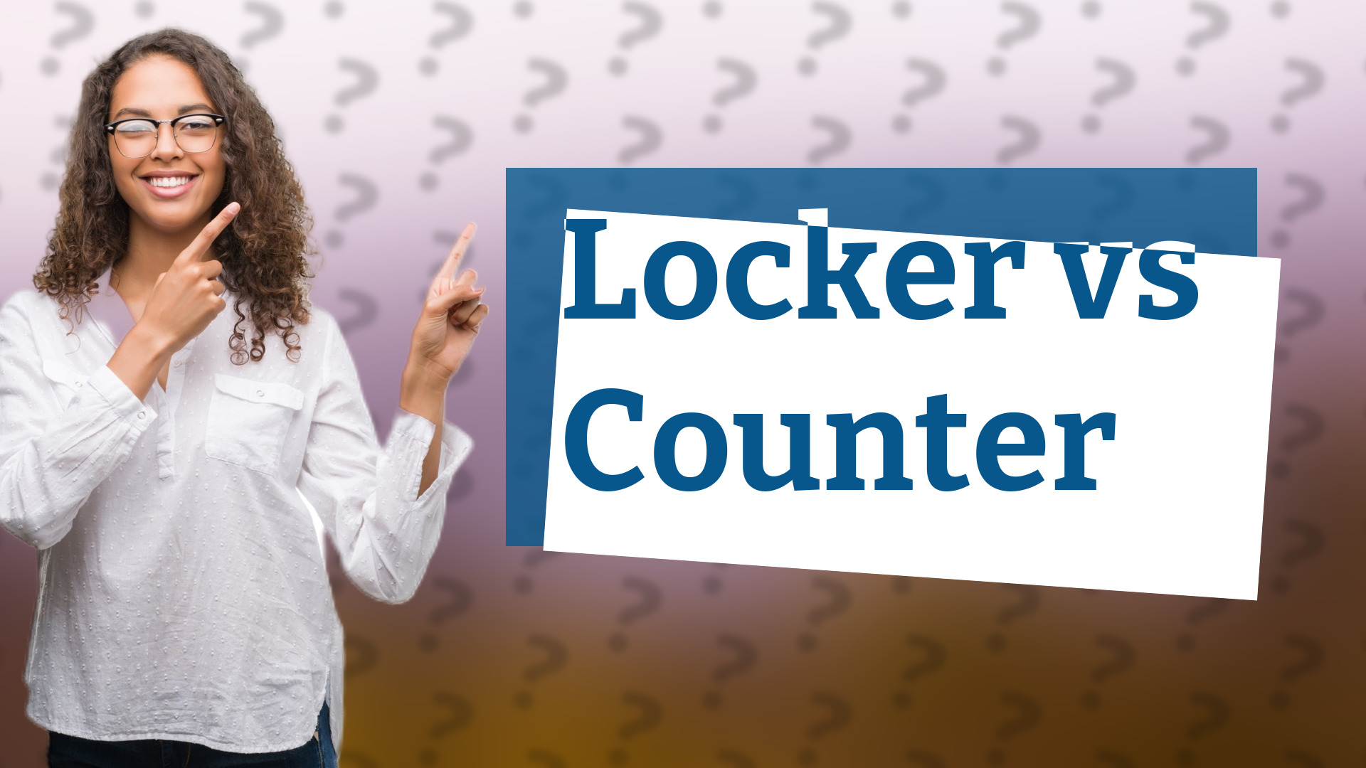 Locker vs Counter