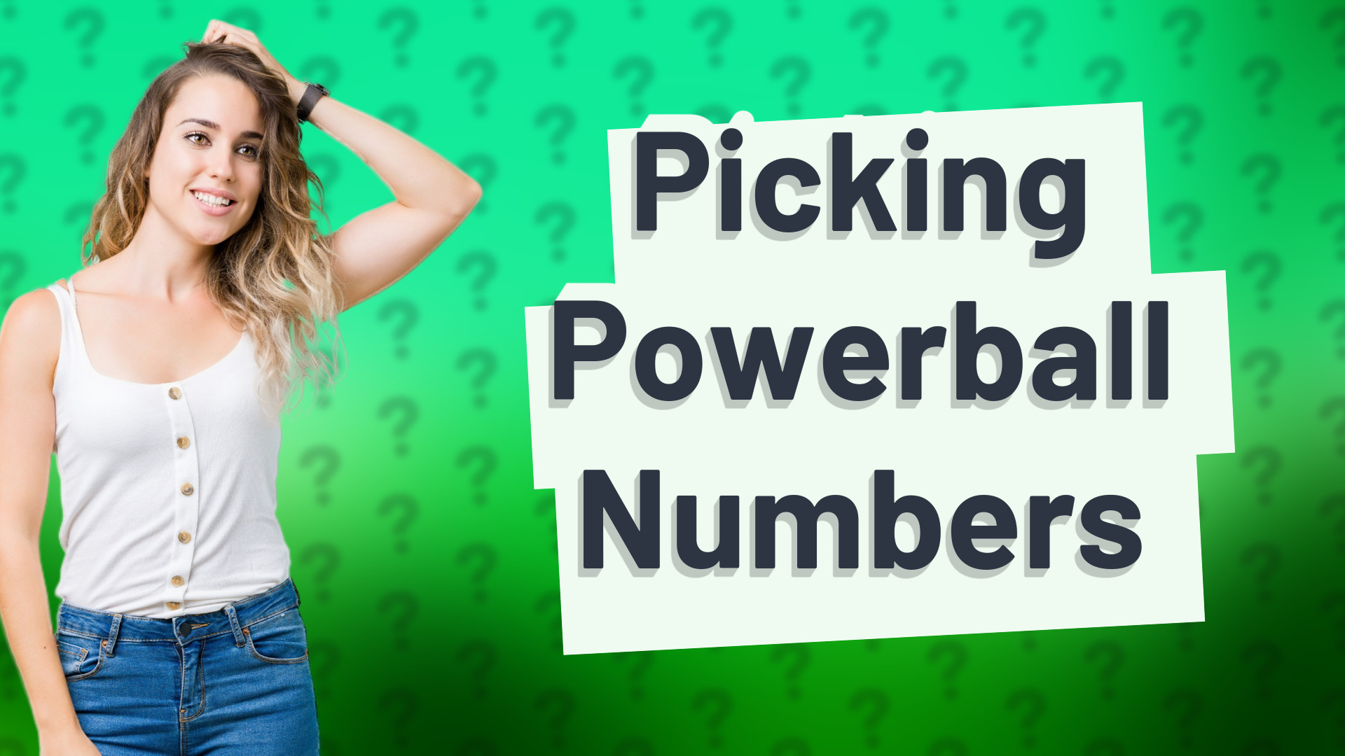 Picking Powerball Numbers