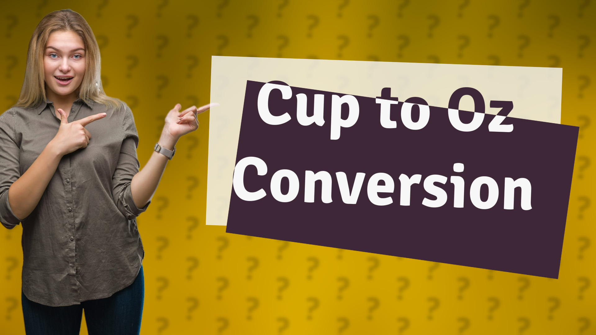 Cup to Oz Conversion