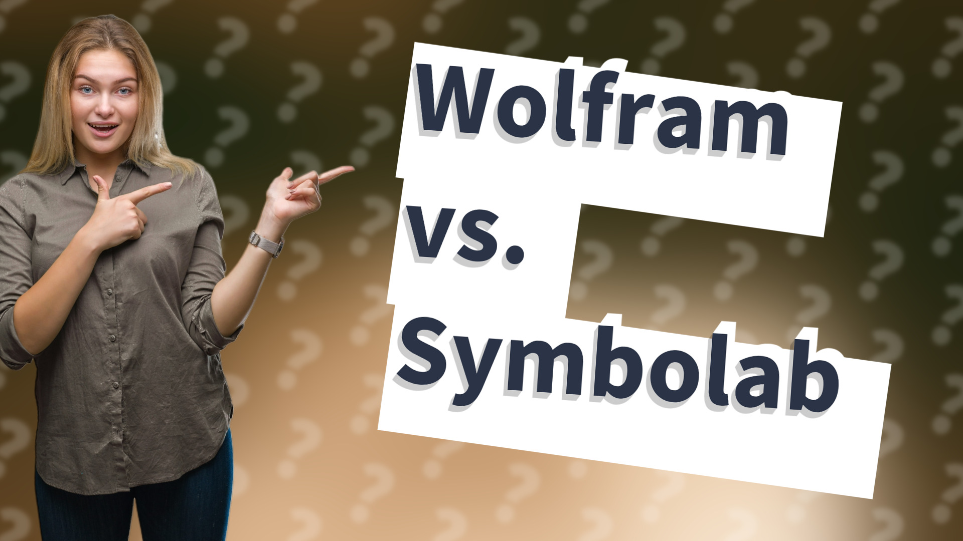 Wolfram vs. Symbolab