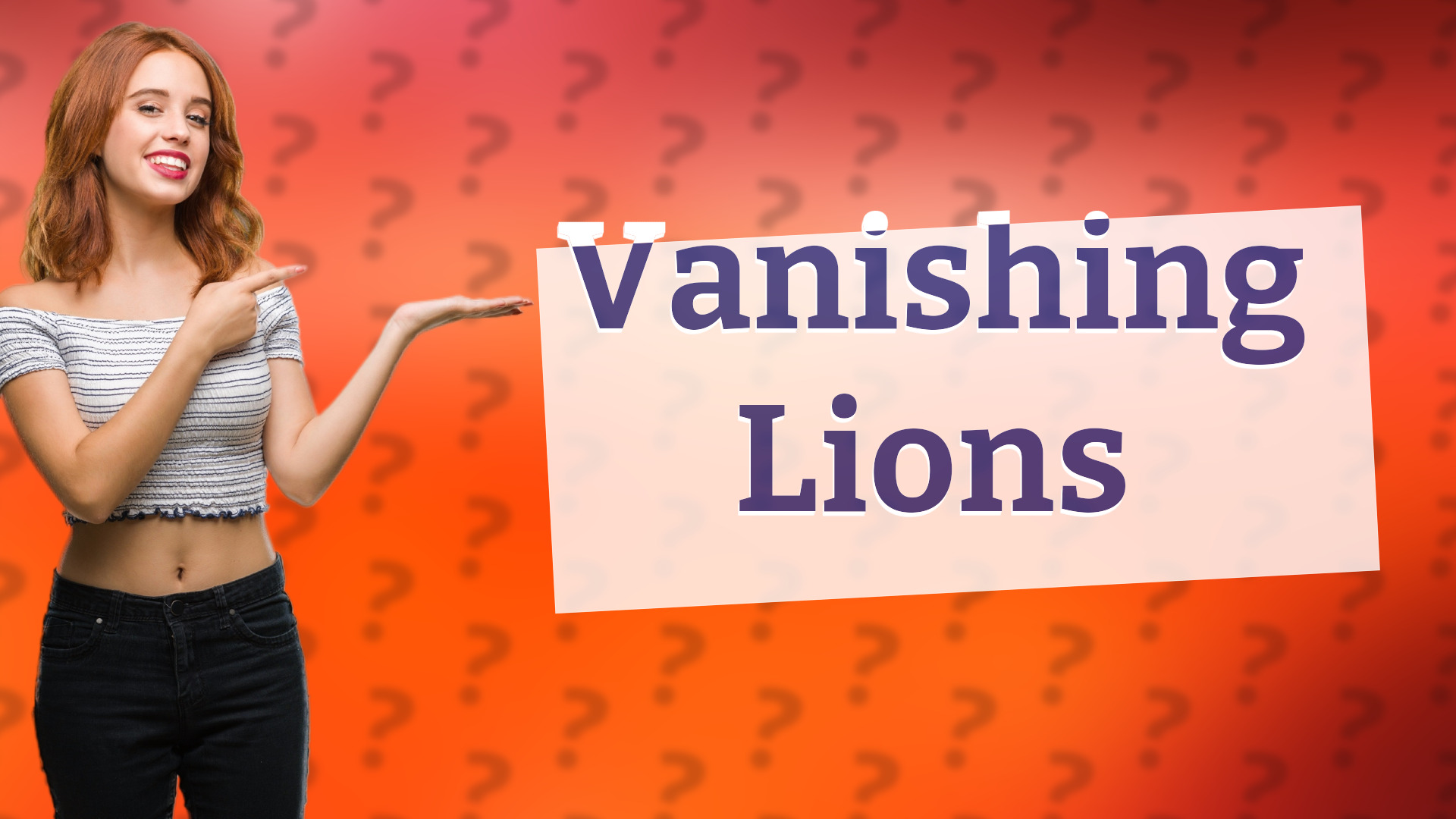 Vanishing Lions