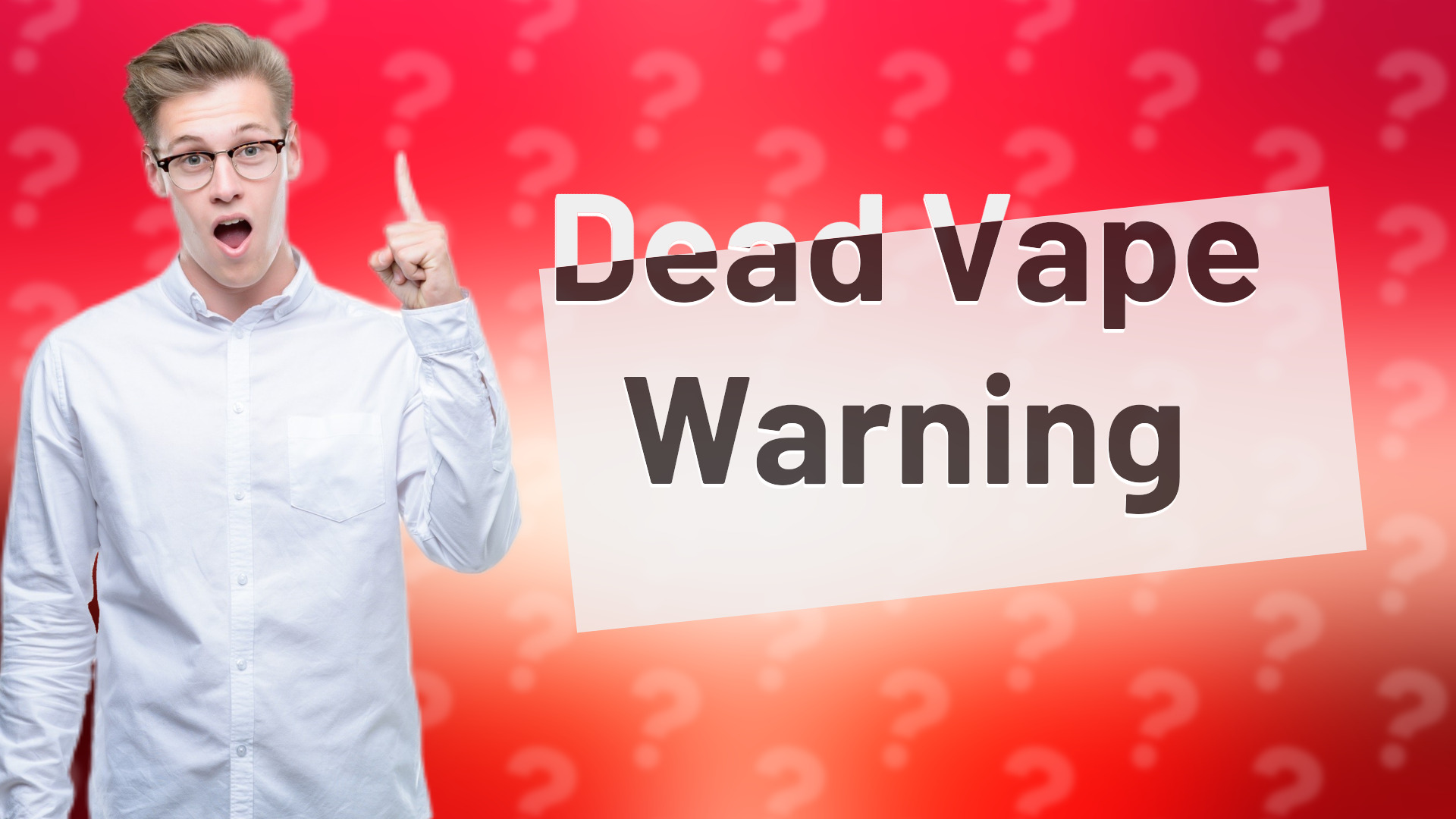 Dead Vape Warning