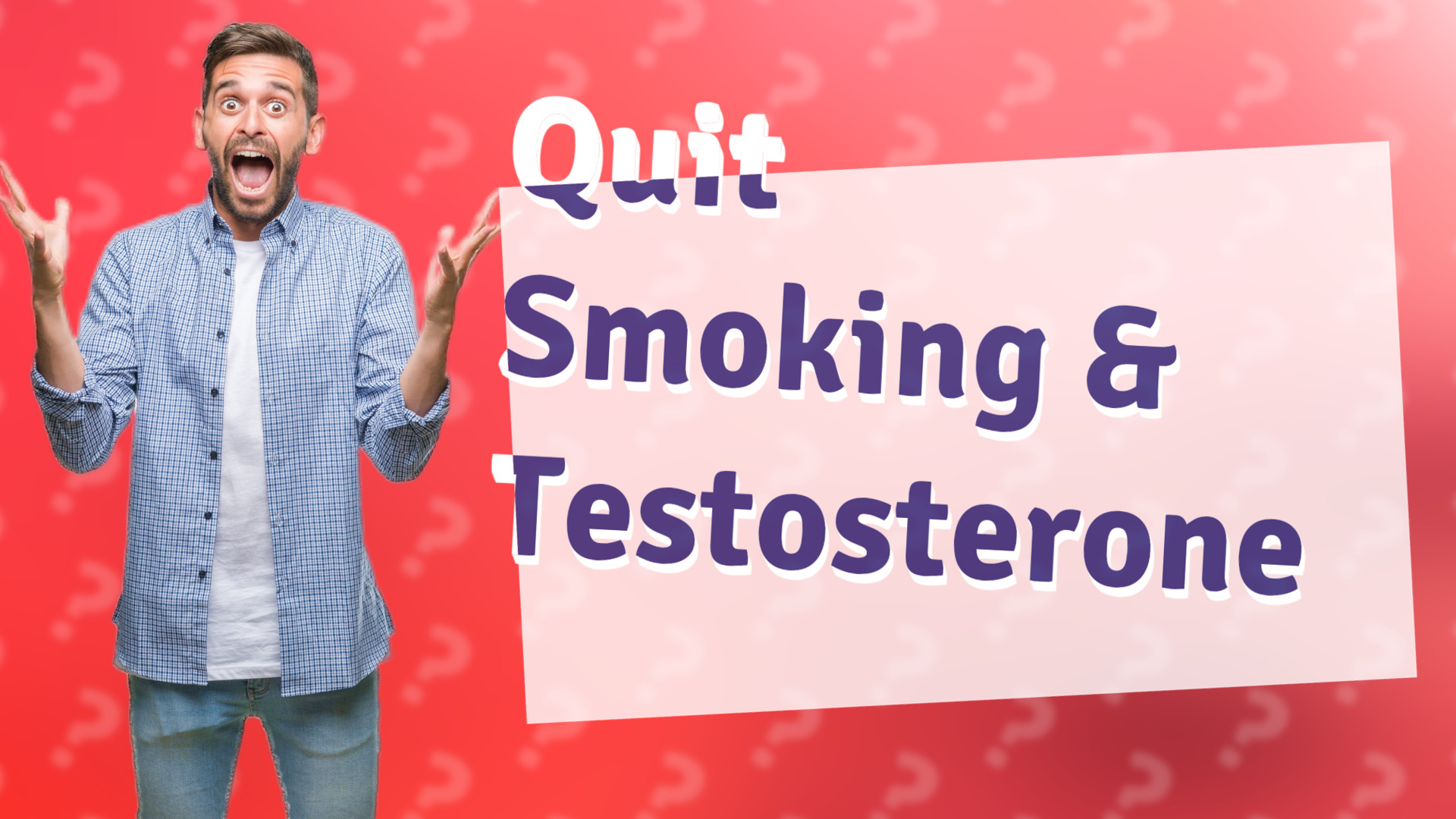 Quit Smoking & Testosterone
