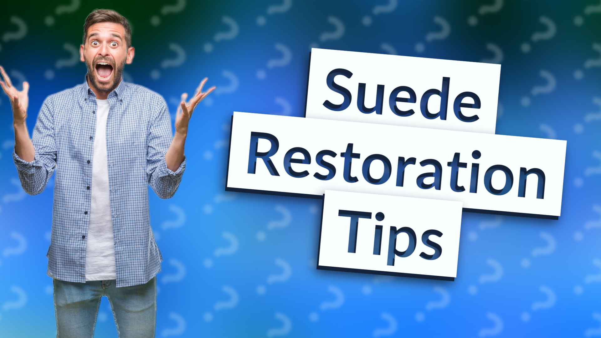 Suede Restoration Tips