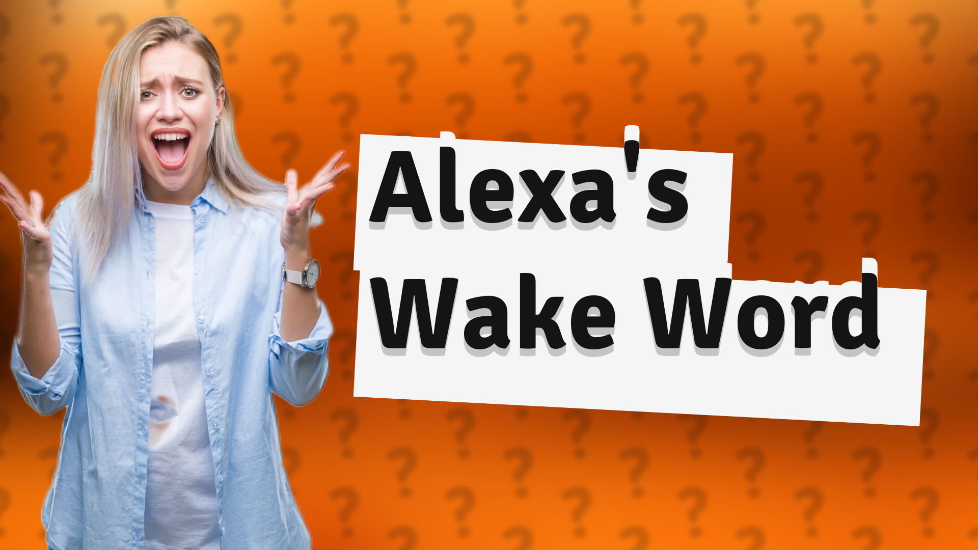 Alexa's Wake Word