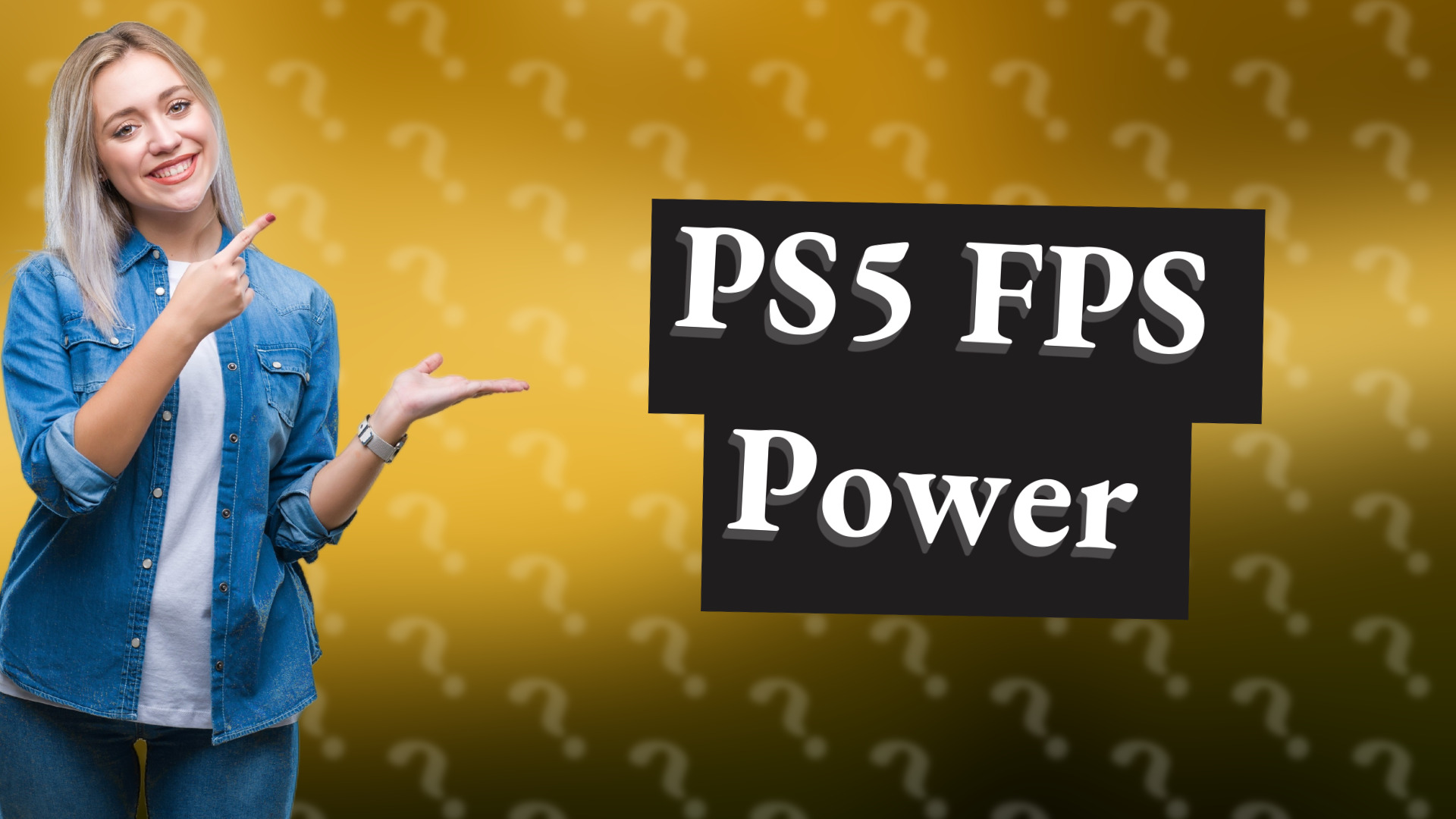 PS5 FPS Power