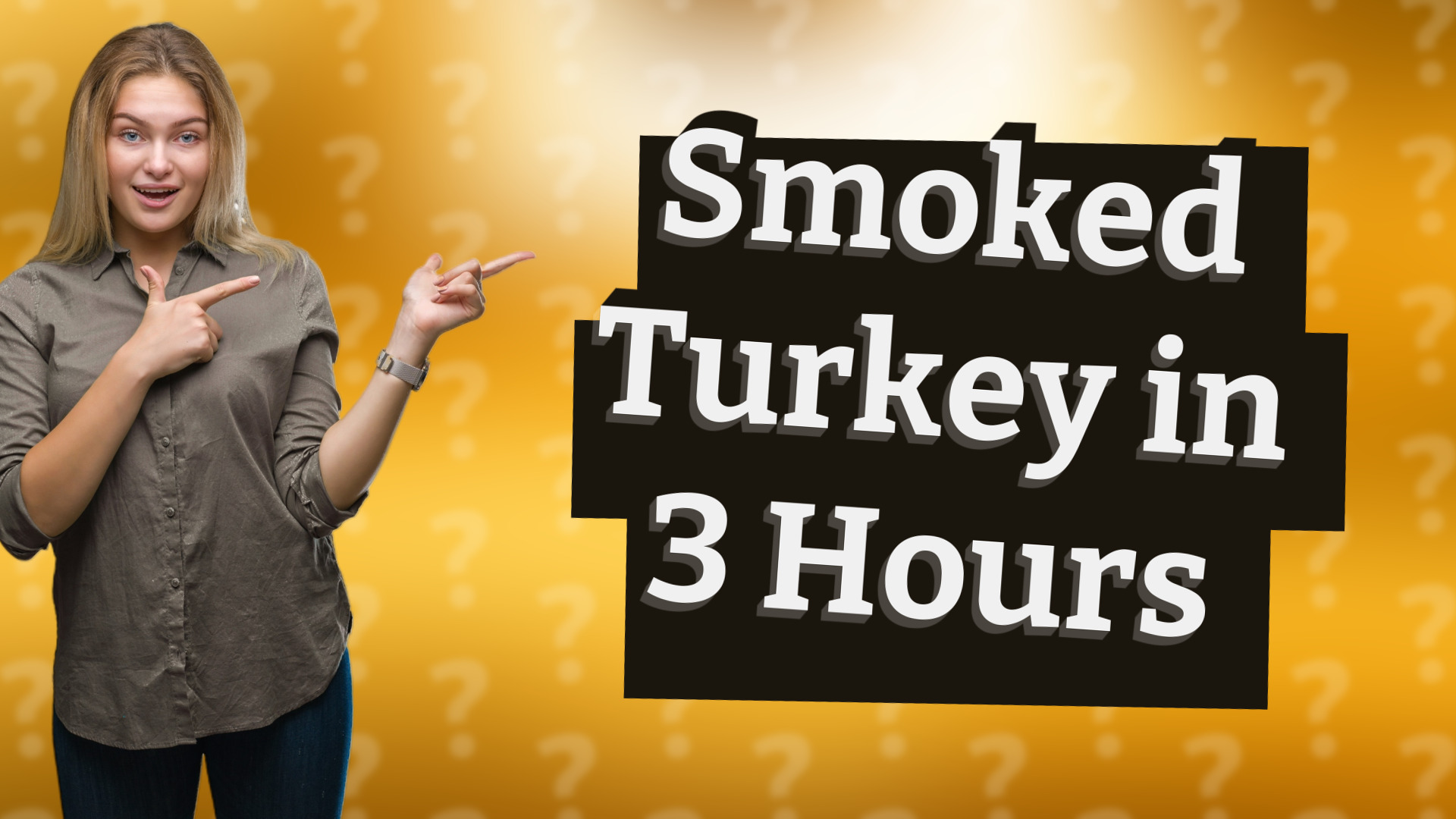 Smoked Turkey in 3 Hours