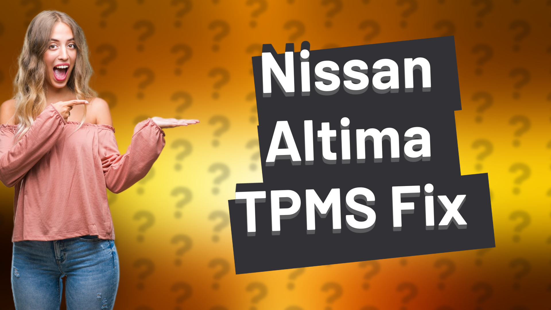 Nissan Altima TPMS Fix