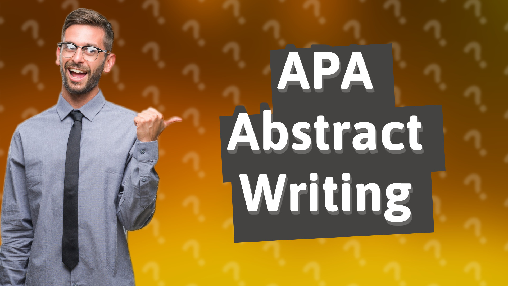 APA Abstract Writing