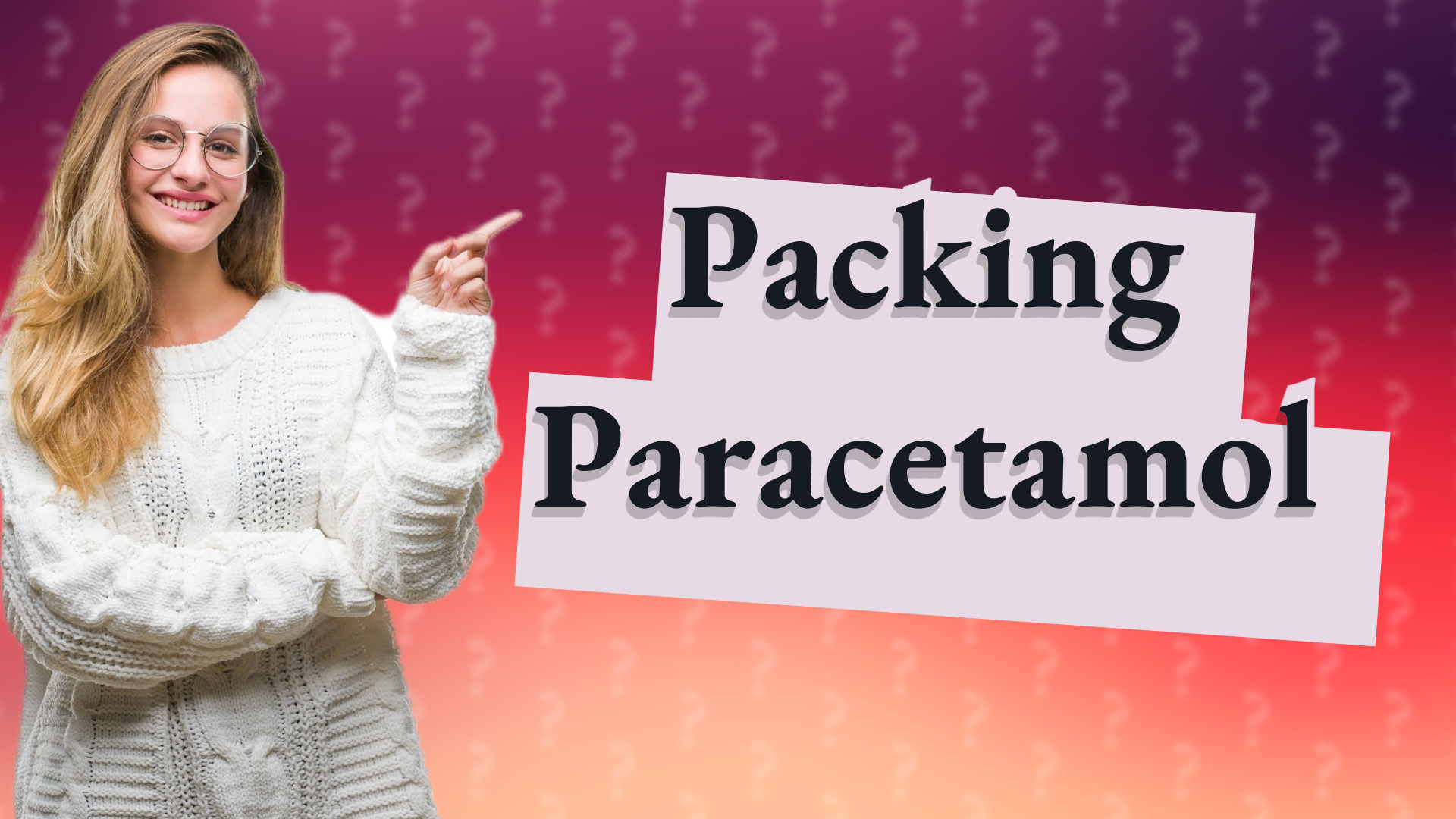 Packing Paracetamol