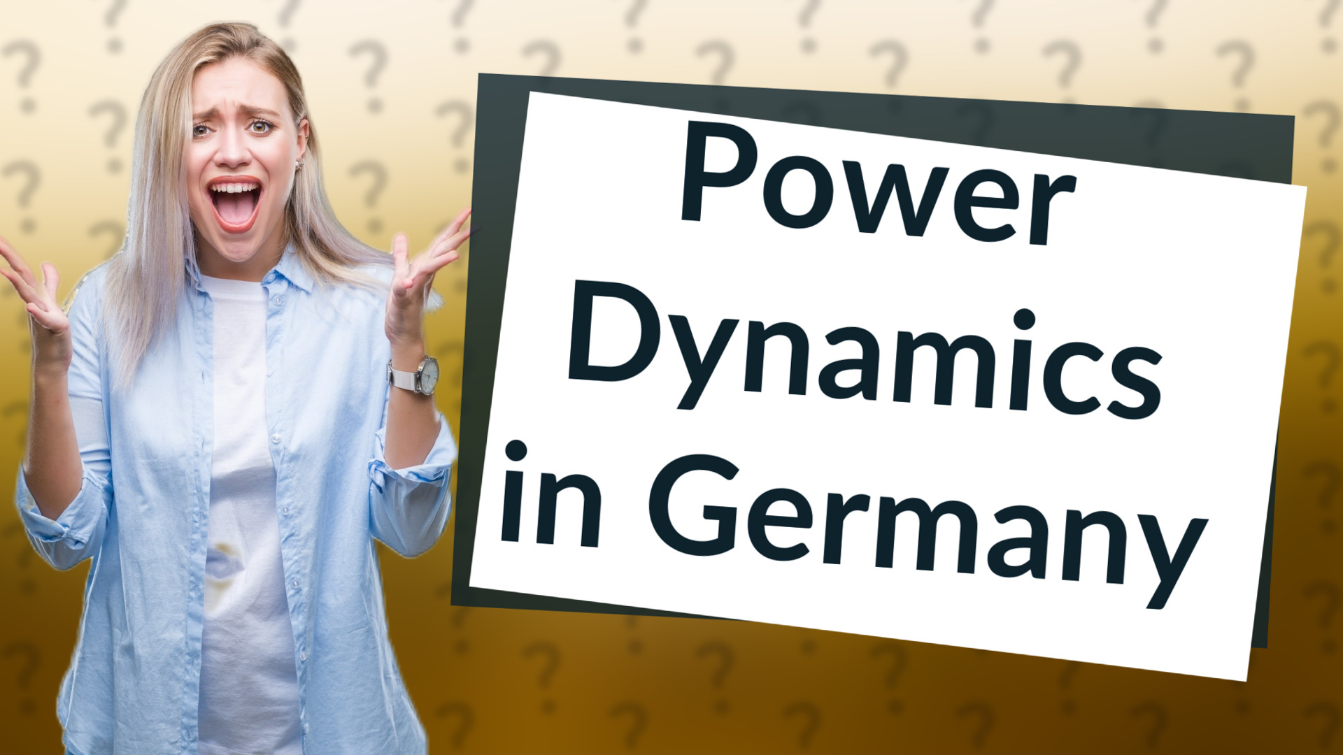 Power Dynamics in Germany