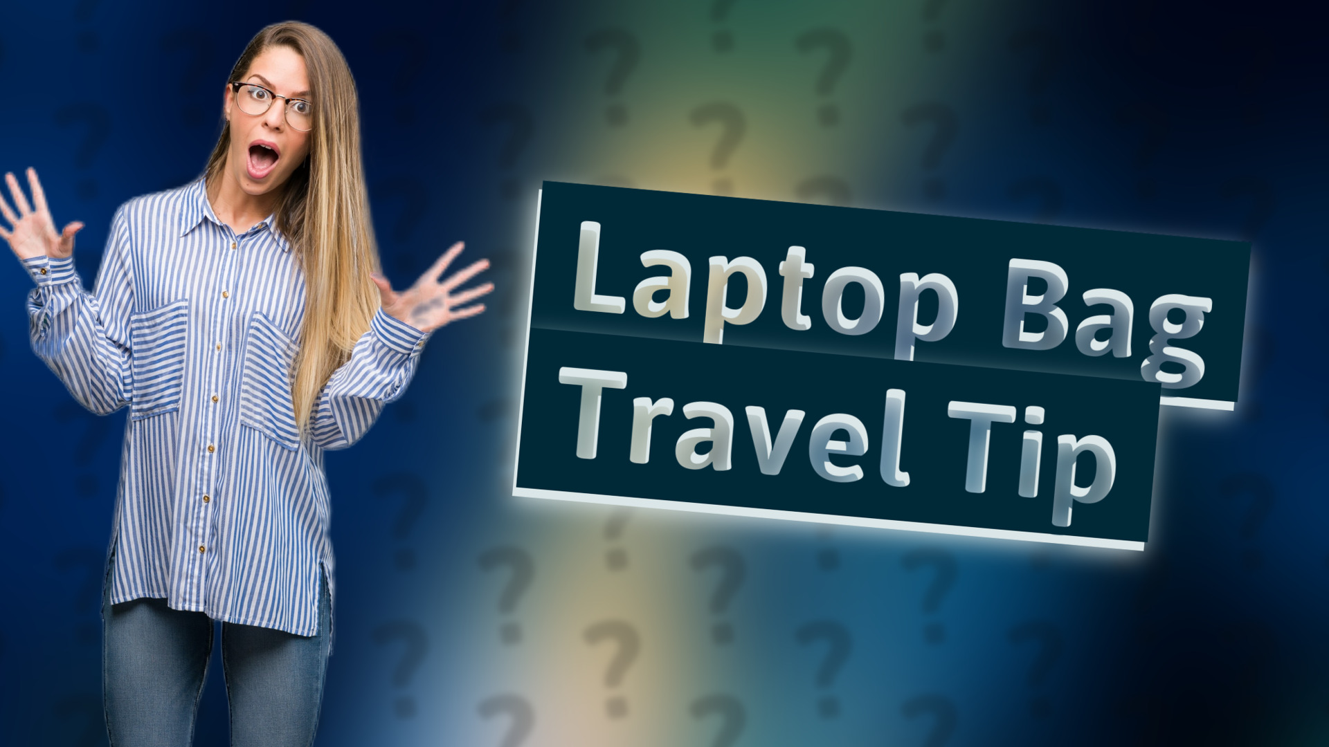 Laptop Bag Travel Tip