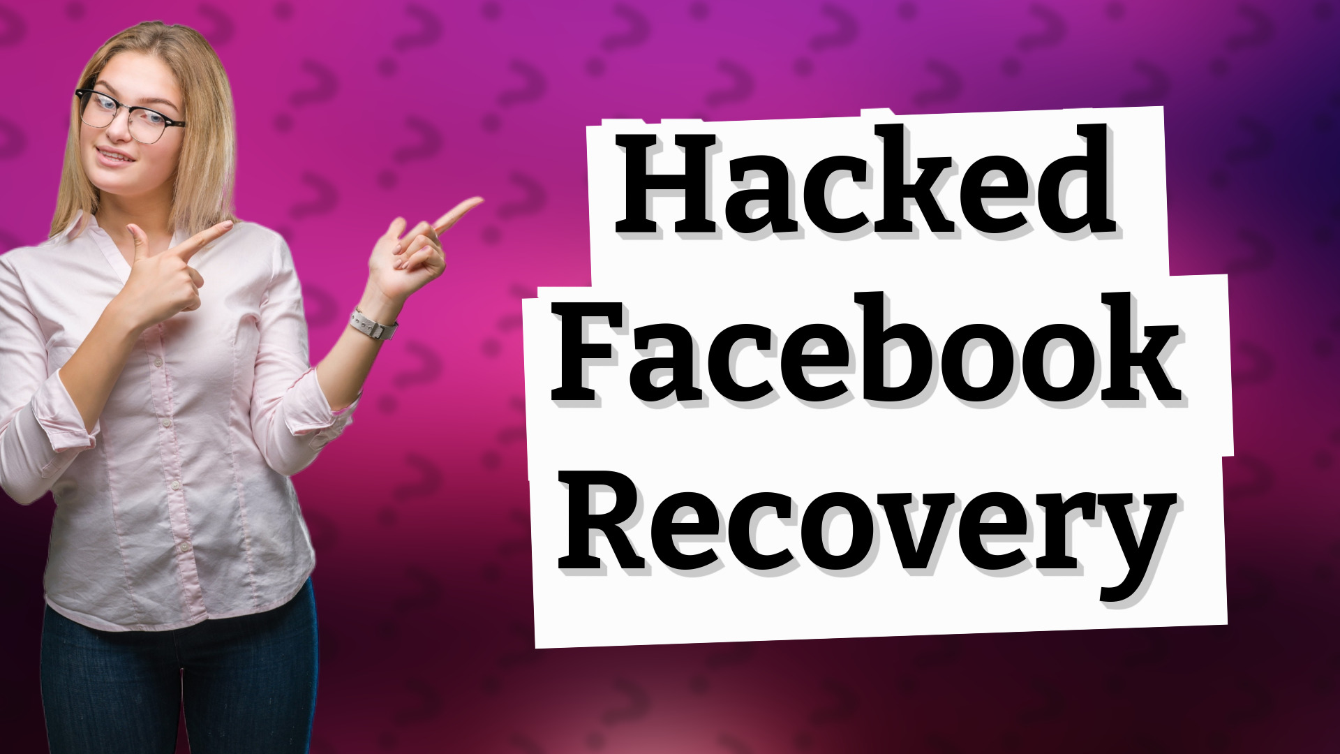 Hacked Facebook Recovery