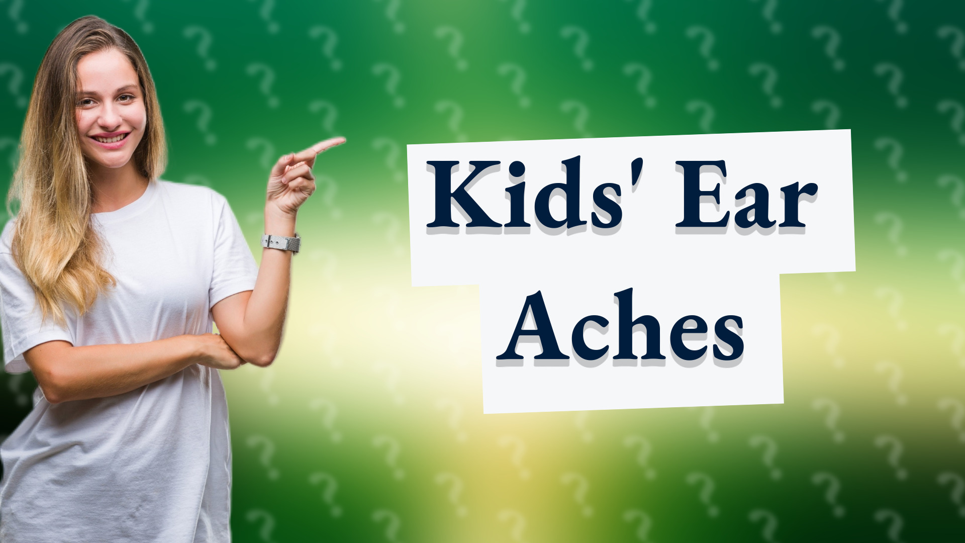 Kids' Ear Aches