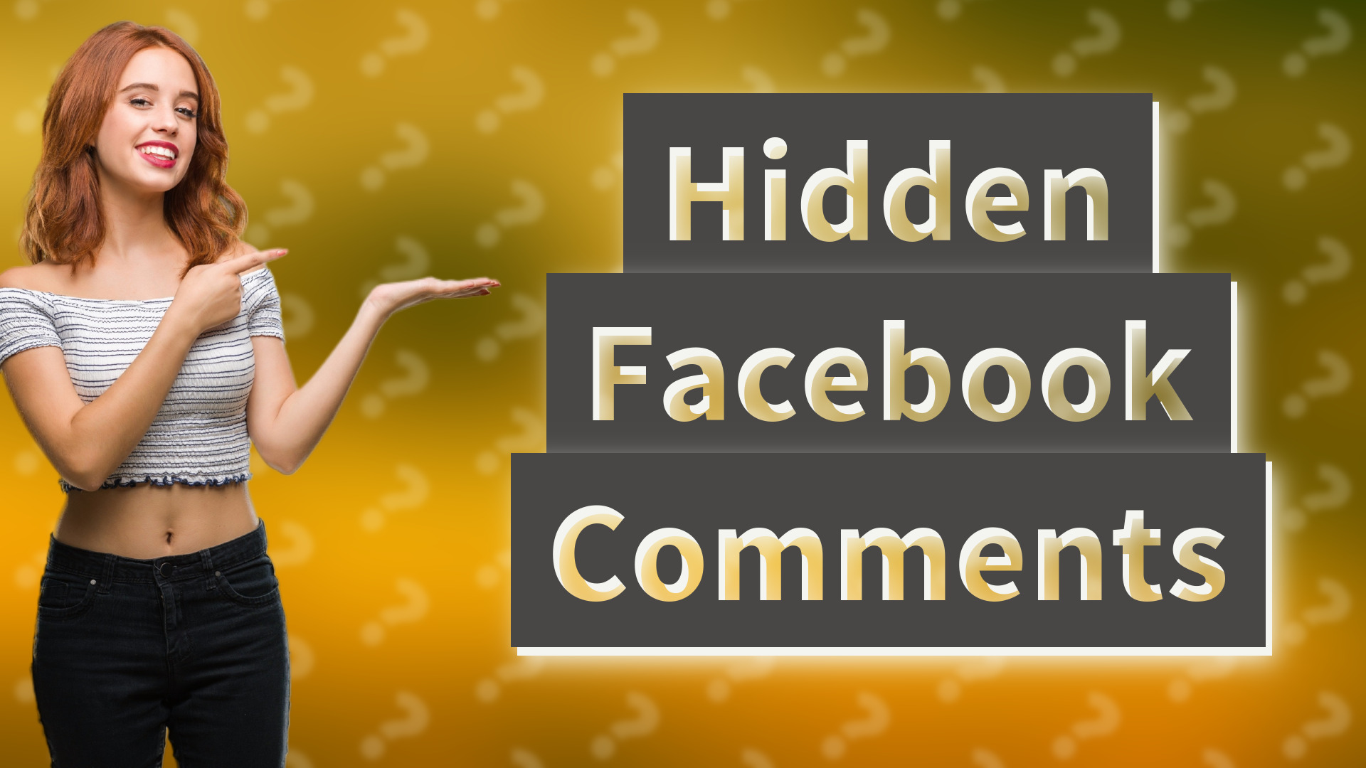 Hidden Facebook Comments