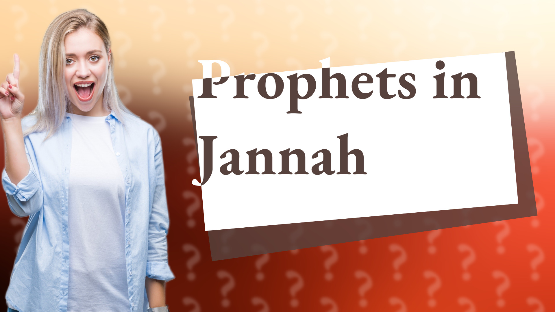 Prophets in Jannah
