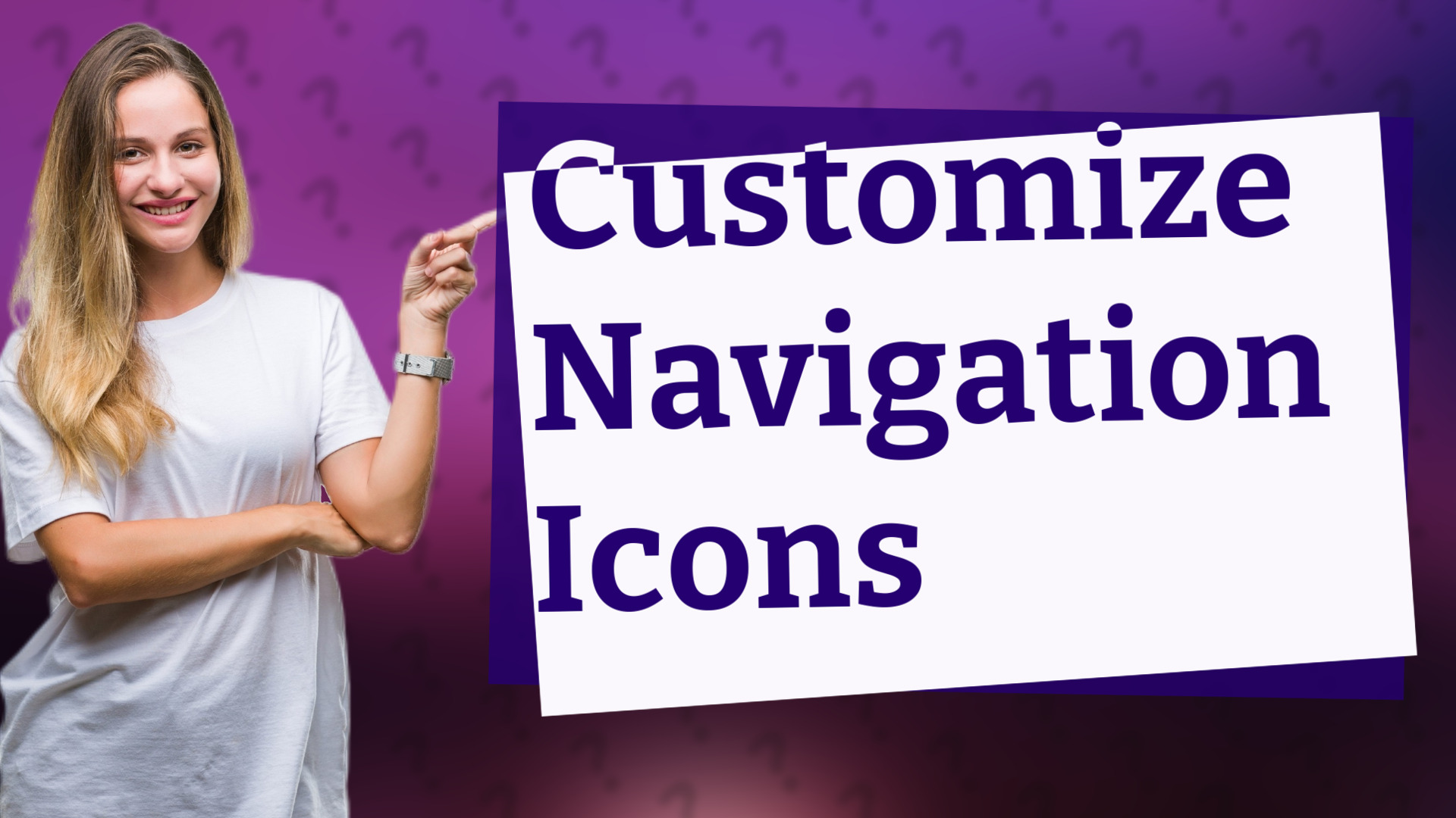 Customize Navigation Icons