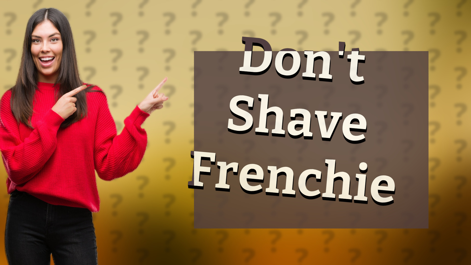 Don't Shave Frenchie
