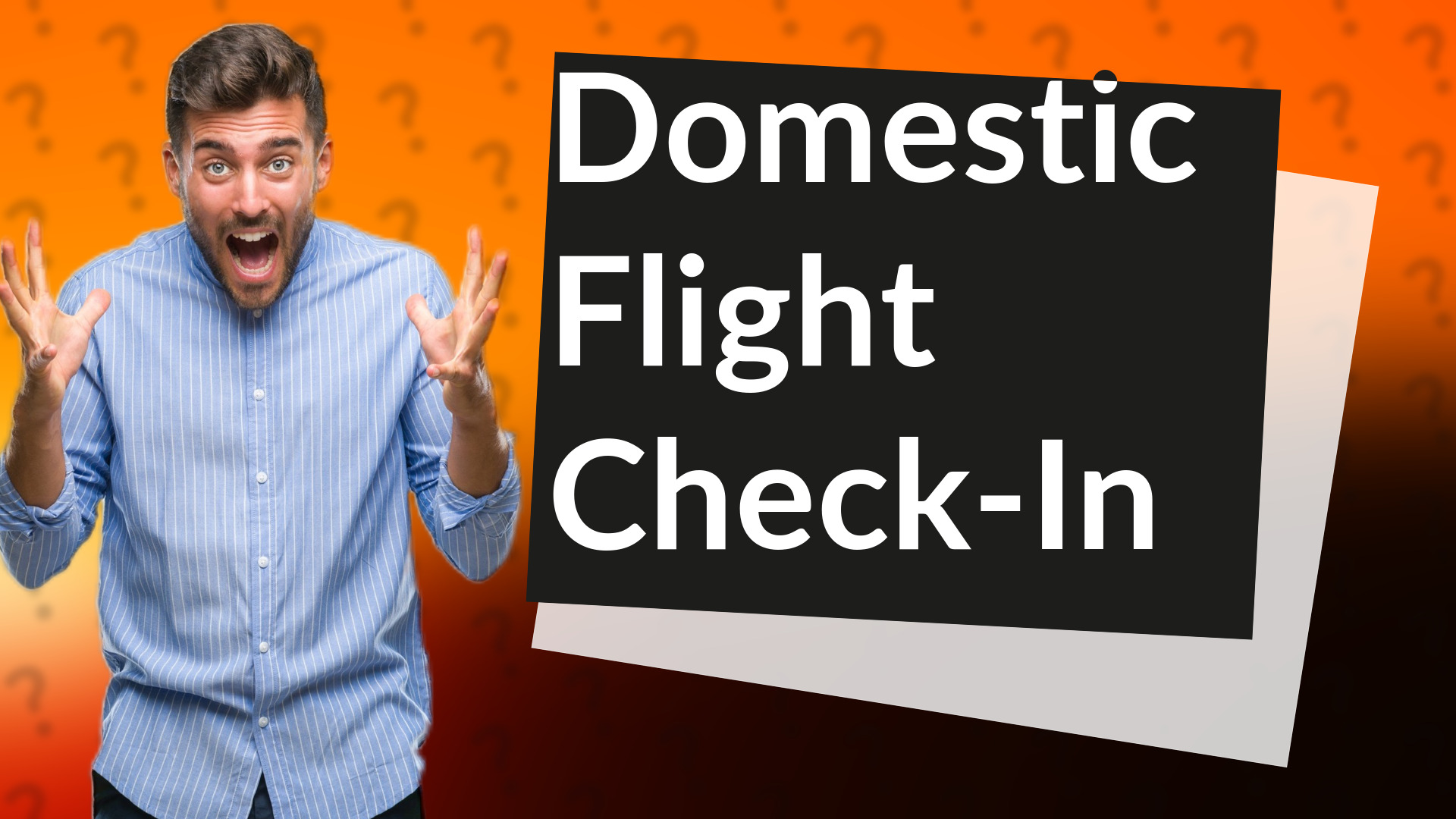 Domestic Flight Check-In