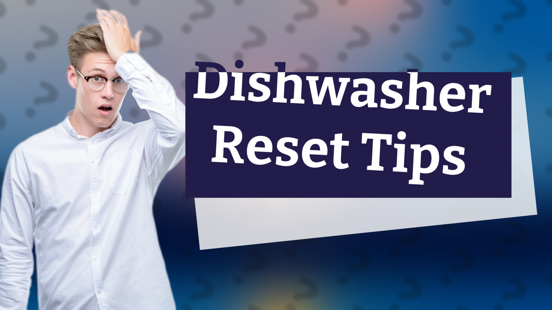 Dishwasher Reset Tips