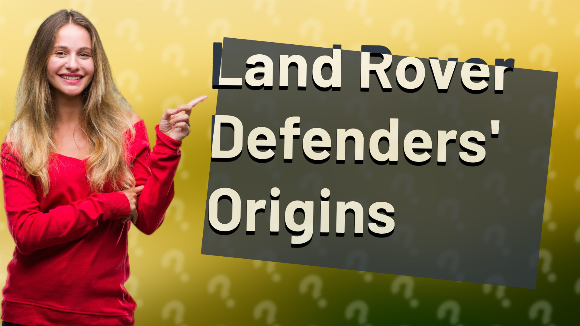Land Rover Defenders' Origins