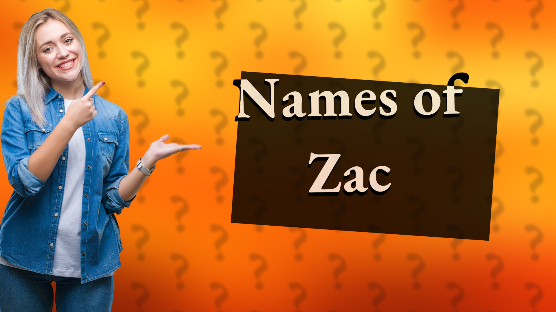 Names of Zac