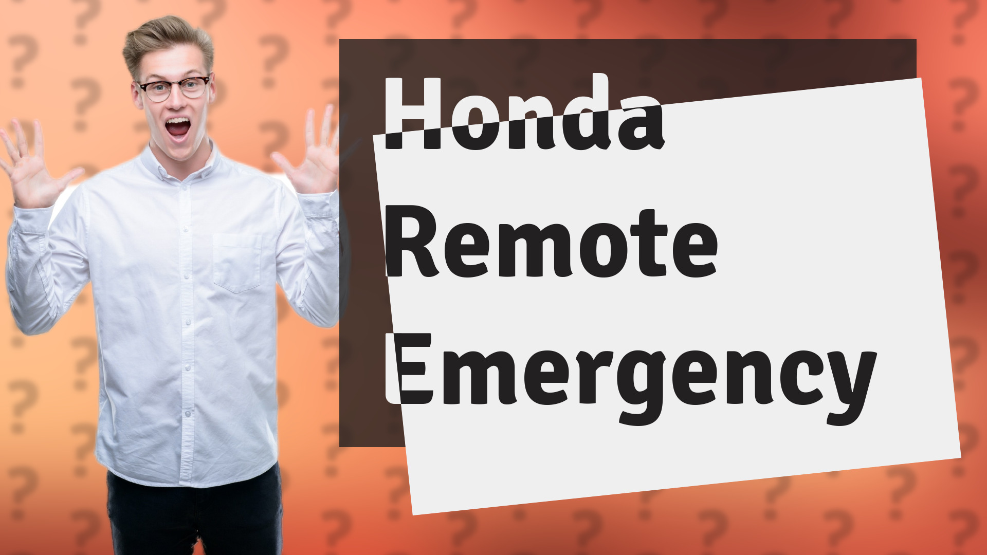 Honda Remote Emergency