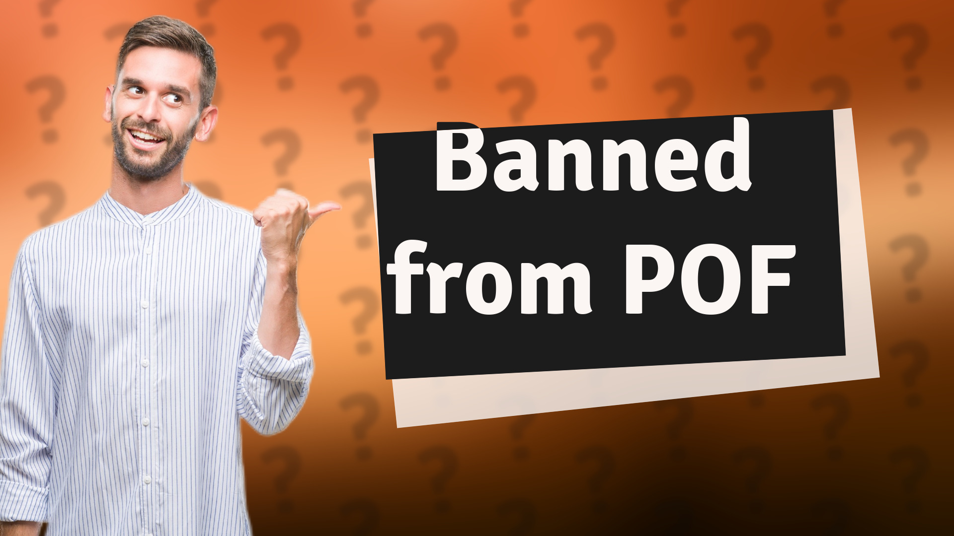 Banned from POF