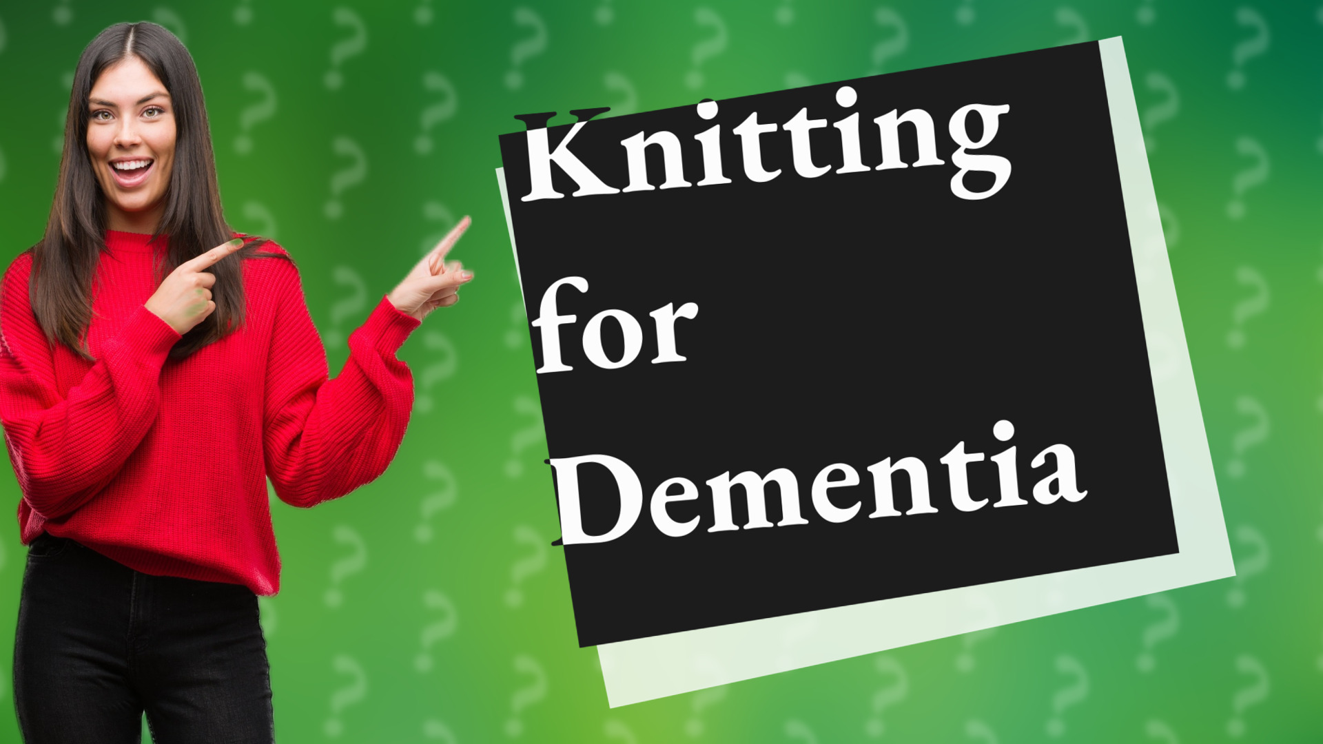 Knitting for Dementia
