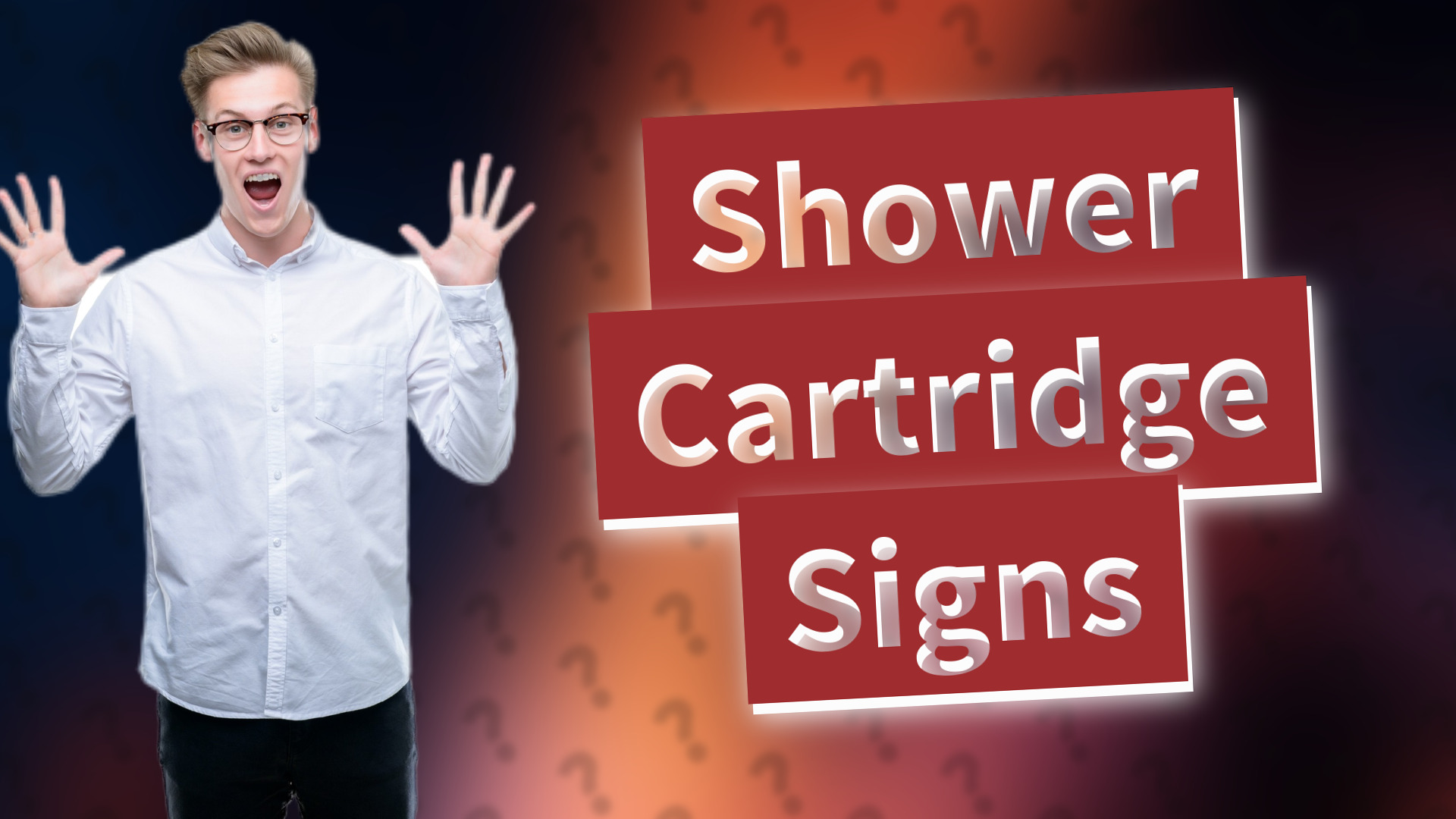 Shower Cartridge Signs